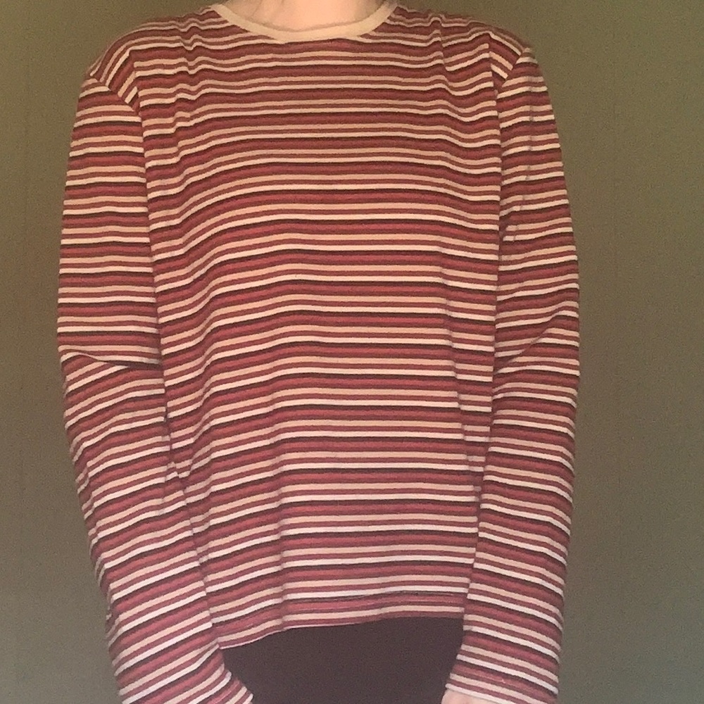 striped sweater shirt